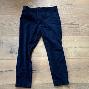 Banana Republic Sloane Ankle Length Navy Pants